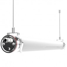 Φωτιστικό Σκαφάκι Γραμμικό LED 40W 230V 5200lm 4000K Στεγανό IP69 120cm Λευκό Φως Ημέρας LCT1204040